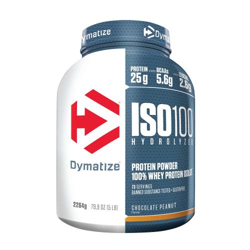 Dymatize ISO100 Hydrolyzed (2264 g, Orzeszki ziemne w czekoladzie)