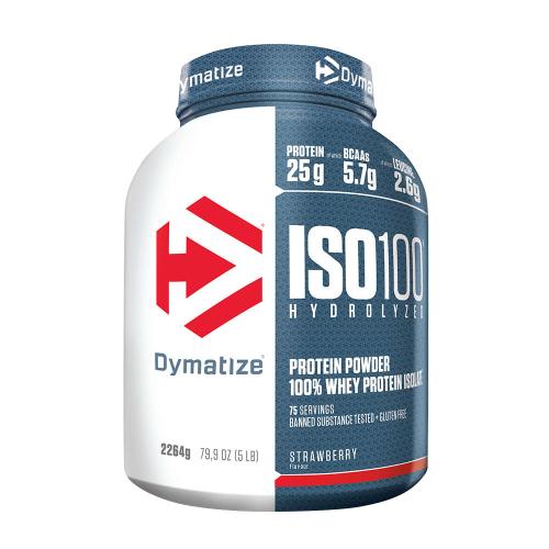 Dymatize ISO100 Hydrolyzed (2264 g, Truskawka)