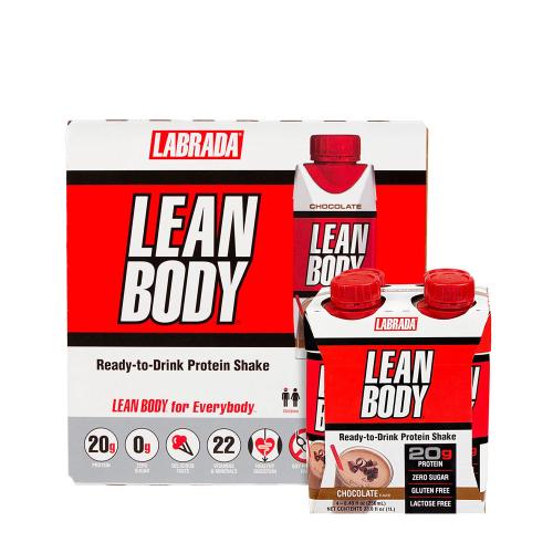 Labrada Lean Body Ready-to-Drink Protein Shake  (16 x 250 ml, Czekolada)