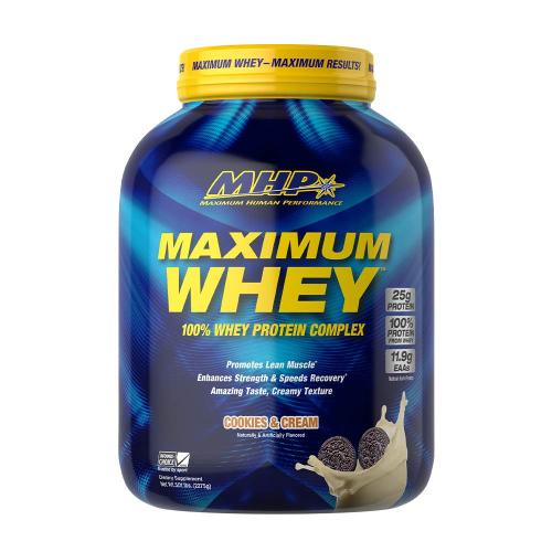 MHP Maximum Whey - 100% Whey Protein (2275 g, Czekoladowe ciastka z kremem )