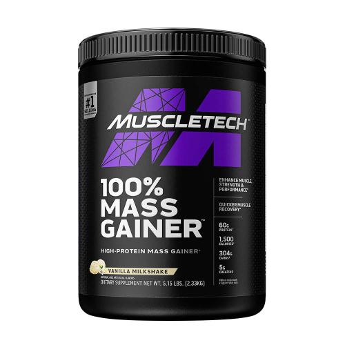 MuscleTech 100% Mass Gainer (2.3 kg, Milkshake waniliowy)