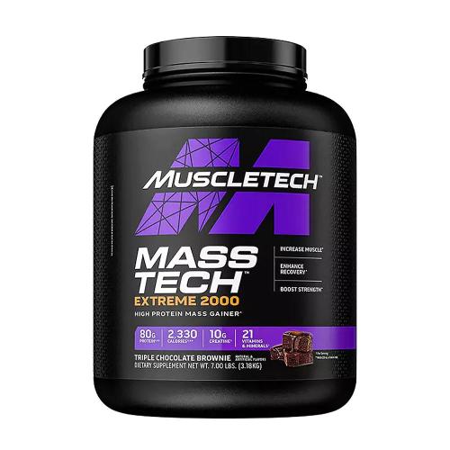 MuscleTech Mass-Tech Extreme 2000 (3.17 kg, Potrójnie czekoladowe brownie)