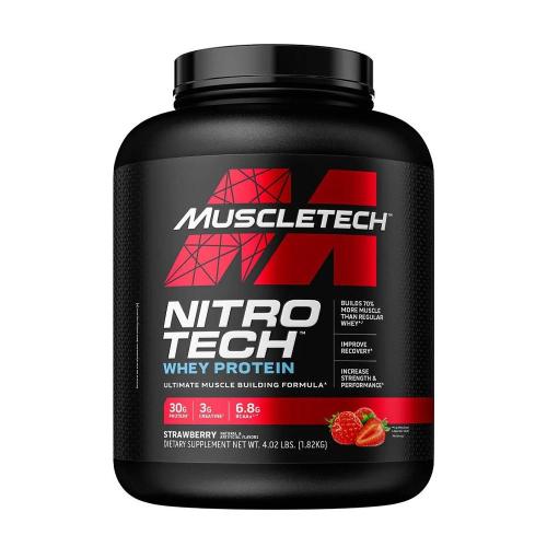 MuscleTech Nitro-Tech Whey Protein (1.8 kg, Truskawka)
