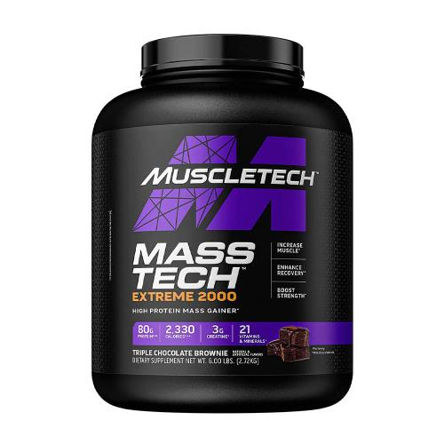 MuscleTech Mass-Tech Extreme 2000 (2.72 kg, Potrójnie czekoladowe brownie)