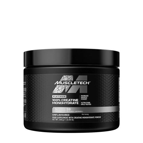 MuscleTech Platinum 100% Creatine Monohydrate (200 g, Bez smaku)