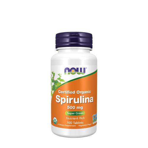 Now Foods Spirulina 500 mg, Organic (100 Tabletka)