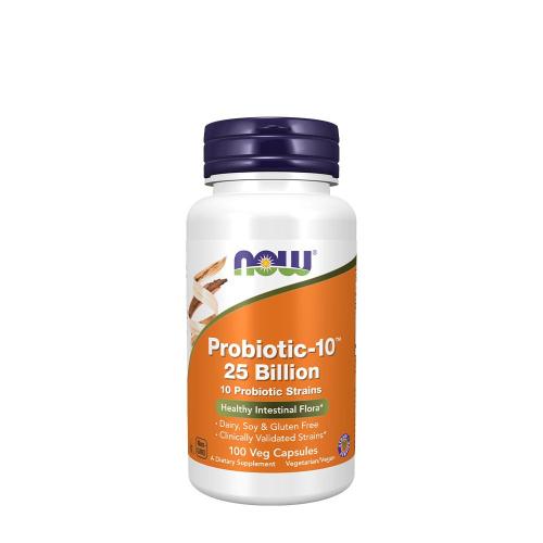 Now Foods Probiotic-10™ 25 Billion (100 Kapsułka roślinna)