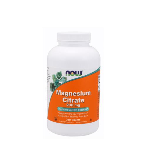 Now Foods Magnesium Citrate 200 mg (250 Tabletka)