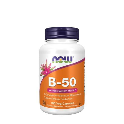 Now Foods Vitamin B-50 (100 Kapsułka roślinna)