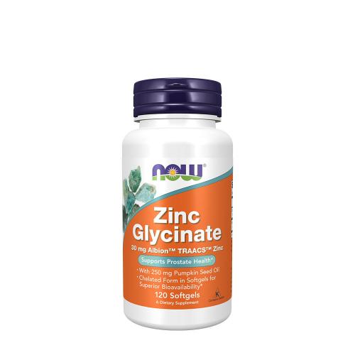 Now Foods Zinc Glycinate Softgels (120 Kapsułka miękka)