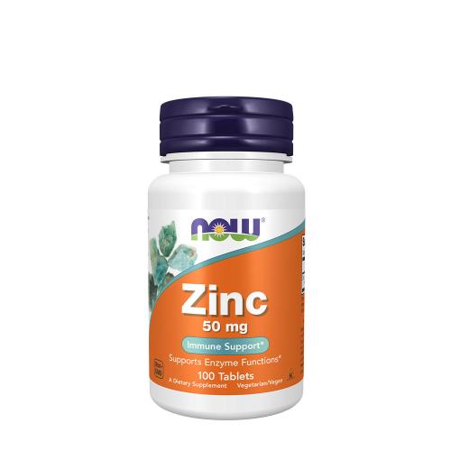 Now Foods Zinc 50 mg (100 Tabletka)