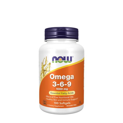 Now Foods Omega 3-6-9 1000 mg (100 Kapsułka miękka)