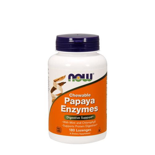 Now Foods Papaya Enzyme (180 Tabletka do ssania)