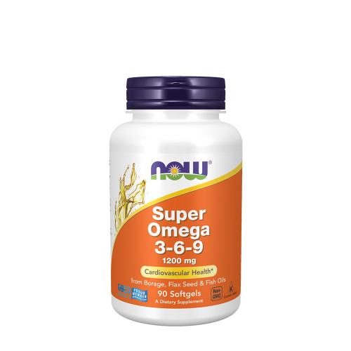 Now Foods Super Omega 3-6-9 1200 mg (90 Kapsułka miękka)