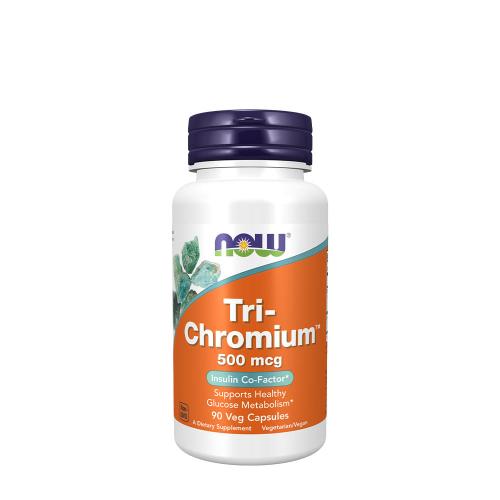 Now Foods Tri-Chromium™ 500 mcg with Cinnamon (90 Kapsułka roślinna)