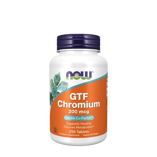 Now Foods GTF Chromium 200 mcg Yeast Free (250 Tabletka)