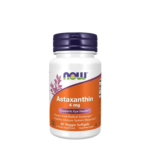Now Foods Astaxanthin 4 mg (60 Veggie Kapsułka miękka)