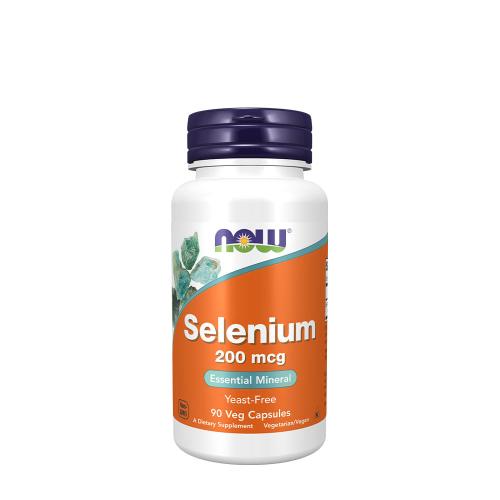 Now Foods Selenium 200 mcg (90 Kapsułka roślinna)