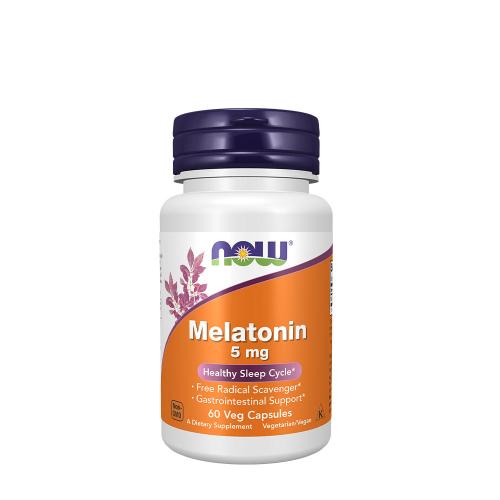 Now Foods Melatonin 5 mg (60 Kapsułka roślinna)