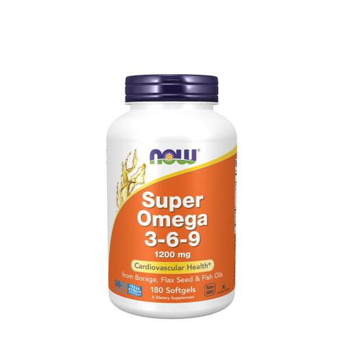 Now Foods Super Omega 3-6-9 1200 mg (180 Kapsułka miękka)