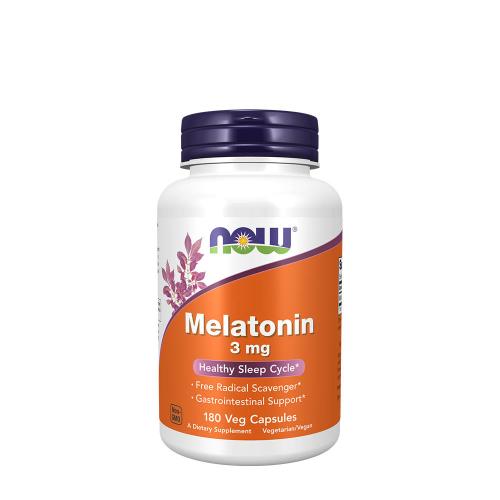 Now Foods Melatonin 3 mg (180 Kapsułka)