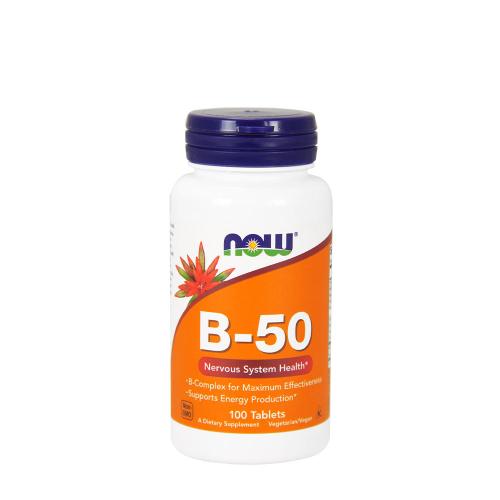 Now Foods Vitamin B-50 (100 Tabletka)