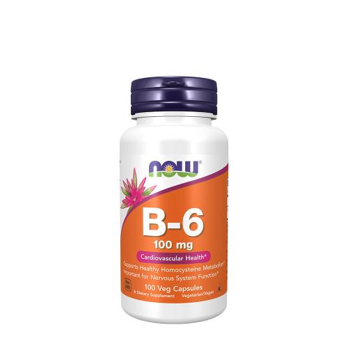 Now Foods Vitamin B-6 100 mg (100 Kapsułka)