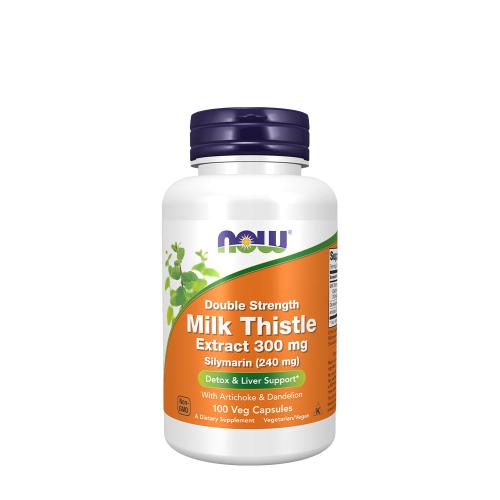 Now Foods Milk Thistle Extract, Double Strength 300 mg (100 Kapsułka roślinna)
