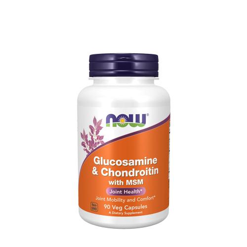 Now Foods Glucosamine & Chondroitin with MSM (90 Kapsułka)