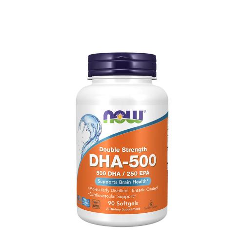 Now Foods DHA-500, Double Strength Softgels (90 Kapsułka miękka)
