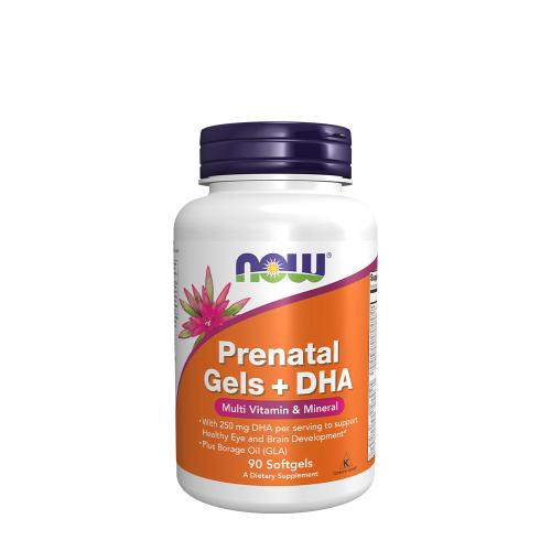 Now Foods Prenatal Gels + DHA Softgels (90 Kapsułka miękka)