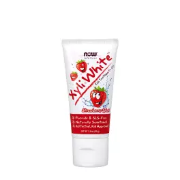   Now Foods XyliWhite Bubblegum Splash Toothpaste Gel for Kids (85 g, Truskawka)