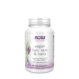 Now Foods Hair, Skin & Nails, Vegan (90 Kapsułka roślinna)
