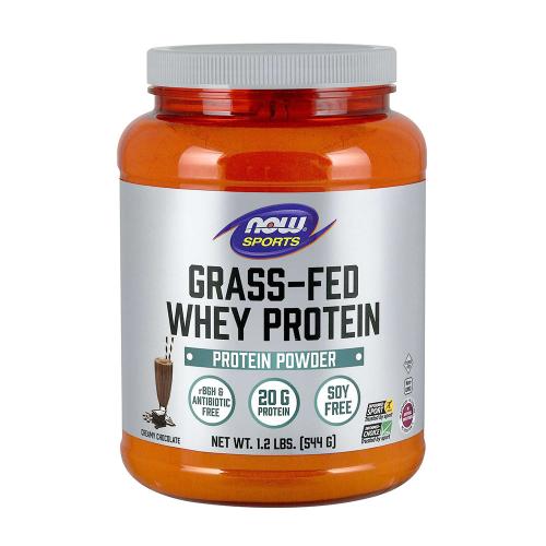 Now Foods Grass-Fed Whey Protein (545 g, Kremowa czekolada)