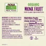 Now Foods Organic Liquid Monk Fruit  (59 ml, Bez smaku)
