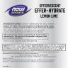 Now Foods Effer-Hydrate Effervescent (10 Tabletka musująca, Cytryna limonka)