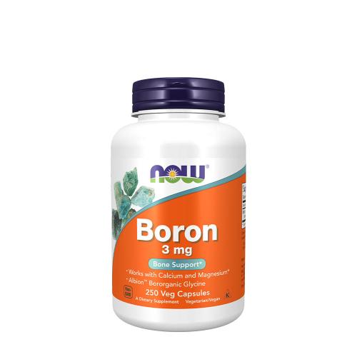 Now Foods Boron 3 mg (250 Kapsułka roślinna)