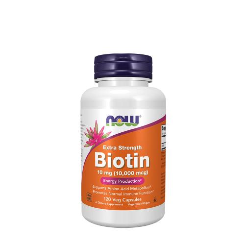 Now Foods Biotin 10 mg (120 Kapsułka roślinna)