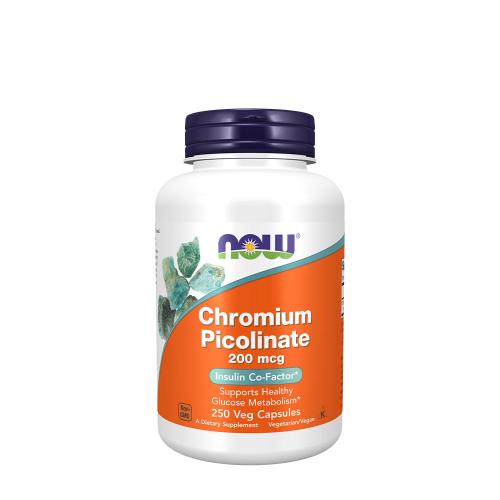 Now Foods Chromium Picolinate 200 mcg (250 Kapsułka roślinna)