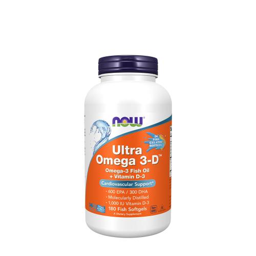 Now Foods Ultra Omega 3-D Softgels (180 Kapsułka miękka)