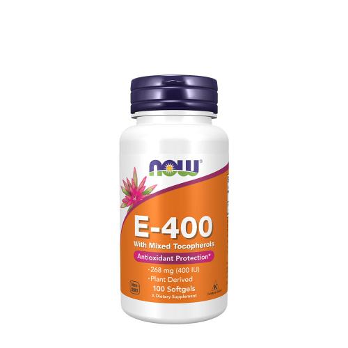 Now Foods Vitamin E-400 With Mixed Tocopherols (100 Kapsułka miękka)