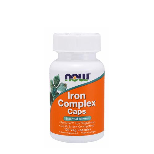 Now Foods Iron Complex Caps (100 Kapsułka roślinna)