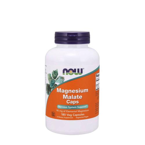 Now Foods Magnesium Malate Caps (180 Kapsułka roślinna)
