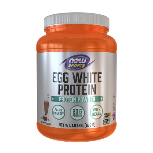 Now Foods Egg White Protein (680 g, Kremowa czekolada)