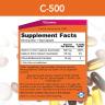 Now Foods Vitamin C-500 Calcium Ascorbate-C (250 Kapsułka roślinna)