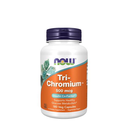 Now Foods Tri-Chromium™ 500 mcg with Cinnamon (180 Kapsułka roślinna)