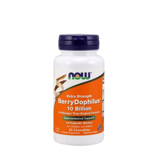 Now Foods BerryDophilus™ Extra Strength 10 Billion (50 Tabletki do żucia)