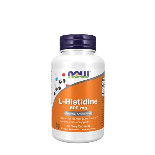 Now Foods L-Histidine 600 mg (60 Kapsułka roślinna)