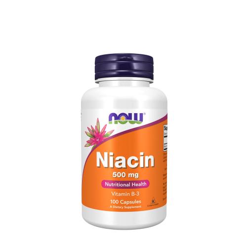 Now Foods Niacin 500 mg (100 Kapsułka)