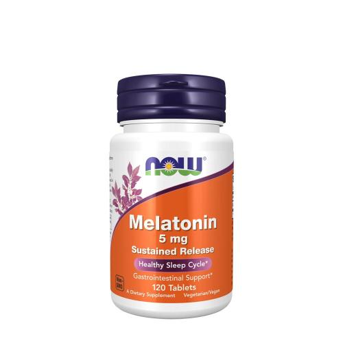 Now Foods Melatonin 5 mg Sustained Release (120 Tabletka)